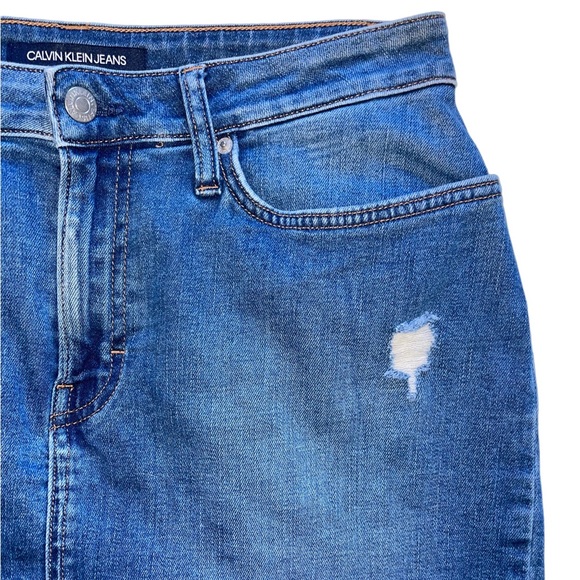 Calvin Klein Jeans Denim Skirt - Picture 3 of 9